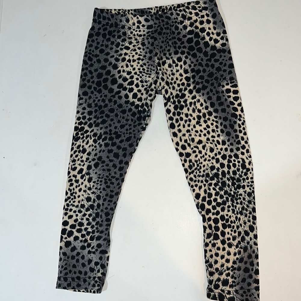 Leg Life Leopard Print Girls Leggings Size 6X